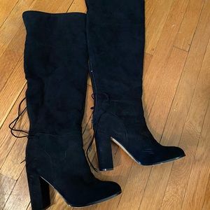 Over the Knee Suede Boots